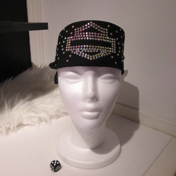 Blinged Out iridescent  w/silver  & Swarovski Crystals Bandana ,Concerts, fun main image 4